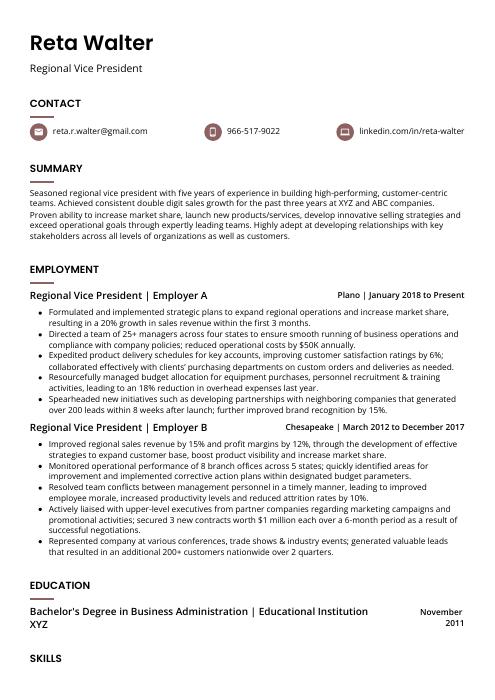 regional-vice-president-resume-cv-example-and-writing-guide