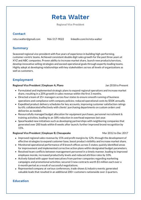 regional-vice-president-resume-cv-example-and-writing-guide